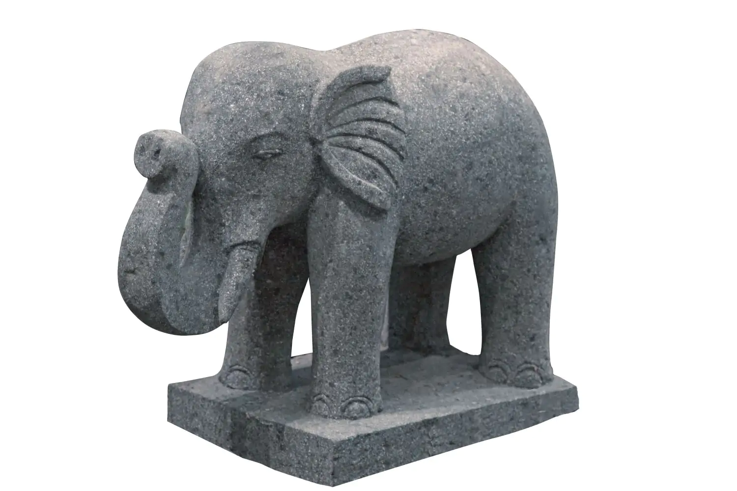 Product image 1 of the product “Elephant, 60ccm height, natural stone (basanite) ”